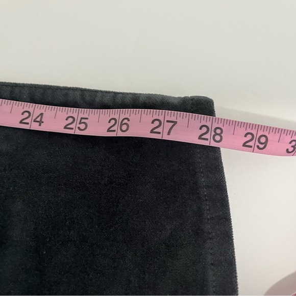 J.Crew Mercantile Gray Velvet Skinny Ankle Pants - Picture 12 of 13